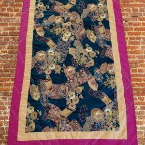 Asian Style Quilted Wall Hanging or Table Runner!